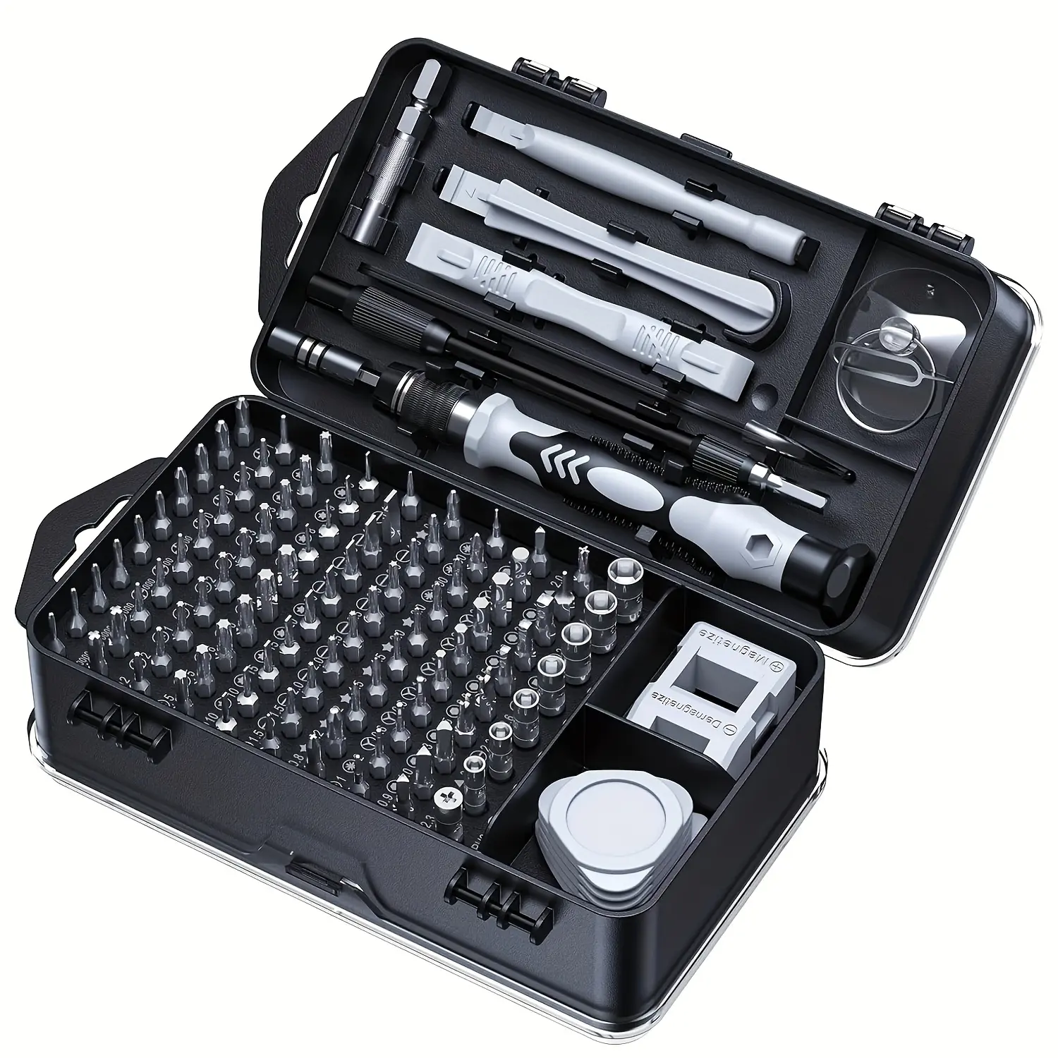 115 in 1 upgraded version with strong magnetic and high hardness multifunctional disassembly tool set Dismantling Screwdriver Kit with irregular batch head Screwdriver Bits Magnetic Screwdriver Tools Diy Screwdriver Multipurpose Screwdriver Kit