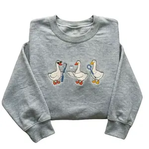 Embroidered Dentist Goose Sweatshirt, Dental Hygienist Hoodie, Tooth Fairy Bird Crewneck, Orthodontist Gift, Dental Assistant Apparel