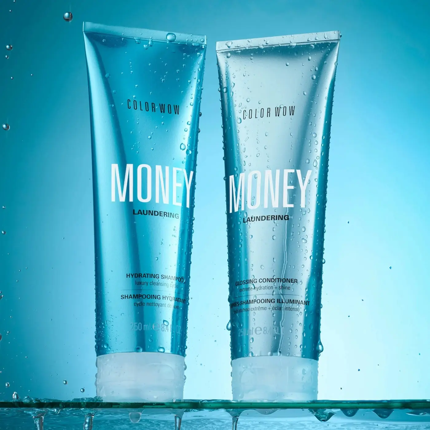 Money Laundering Hydrating Shampoo + Glossing Conditioner Set for Scandalously Rich Results
