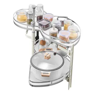 VEVOR 2 Tier Swing Right Blind Corner Cabinet Pull Out Soft Close Kitchen Organizer