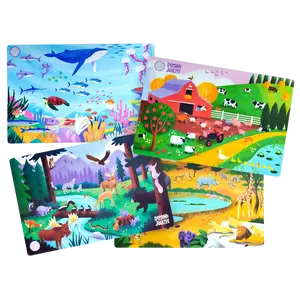 4-pack Toddler Placemat Bundle