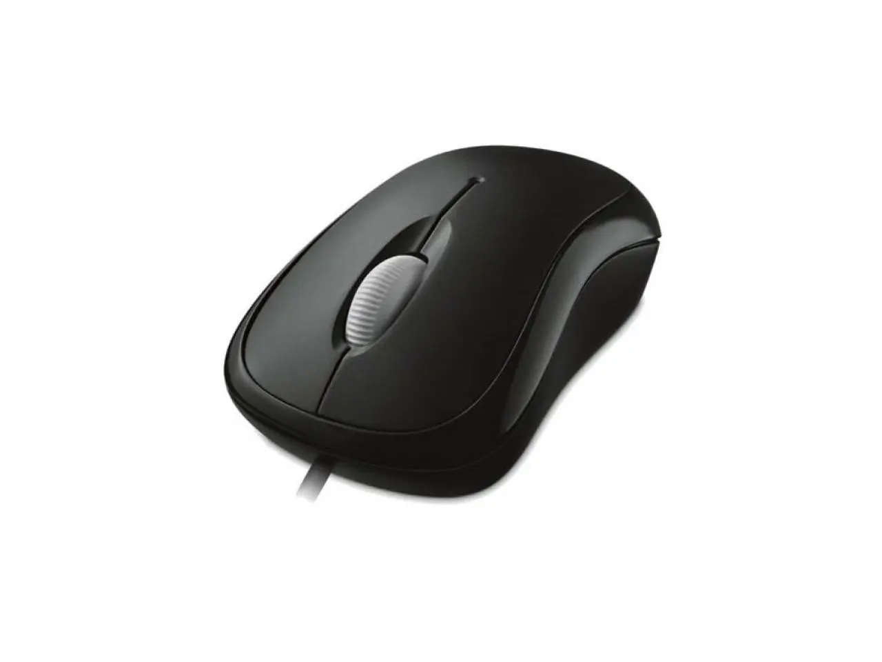 Microsoft Basic Optical Mouse - Optical - Cable - Black - USB, PS/2 - 800 dpi - Scroll Wheel - 3 Button(s) - Symmetrical - 1