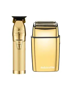 BaBylissPRO GOLDFX Trimmer and Double-Foil Shaver Bundle