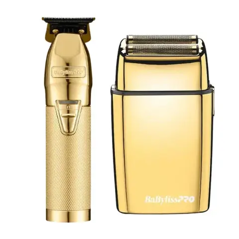 BaBylissPRO GOLDFX Trimmer and Double-Foil Shaver Bundle