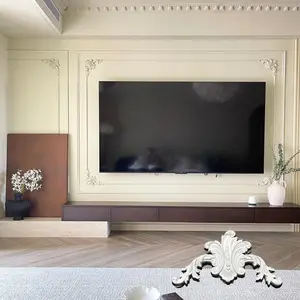 PU Fangshi Line Wall Trim, European Style Decorative Wall Trim, Wall Decor for Home Living Room Bedroom, Home Decor Supplies