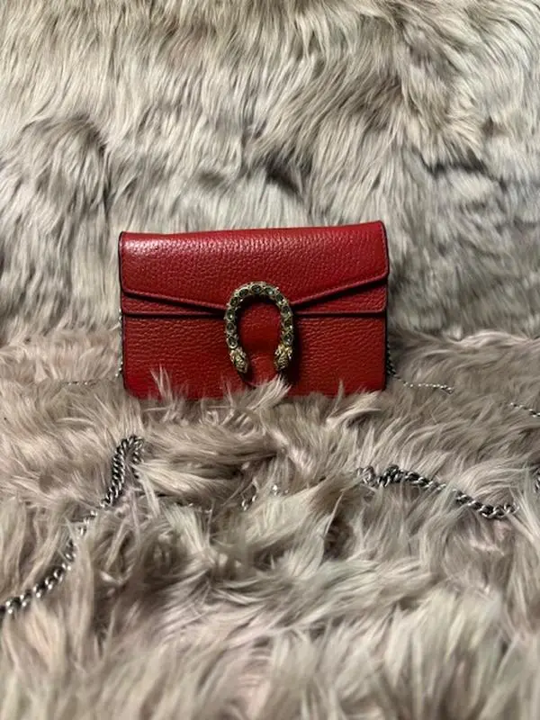 Gucci Red Leather Dionysus