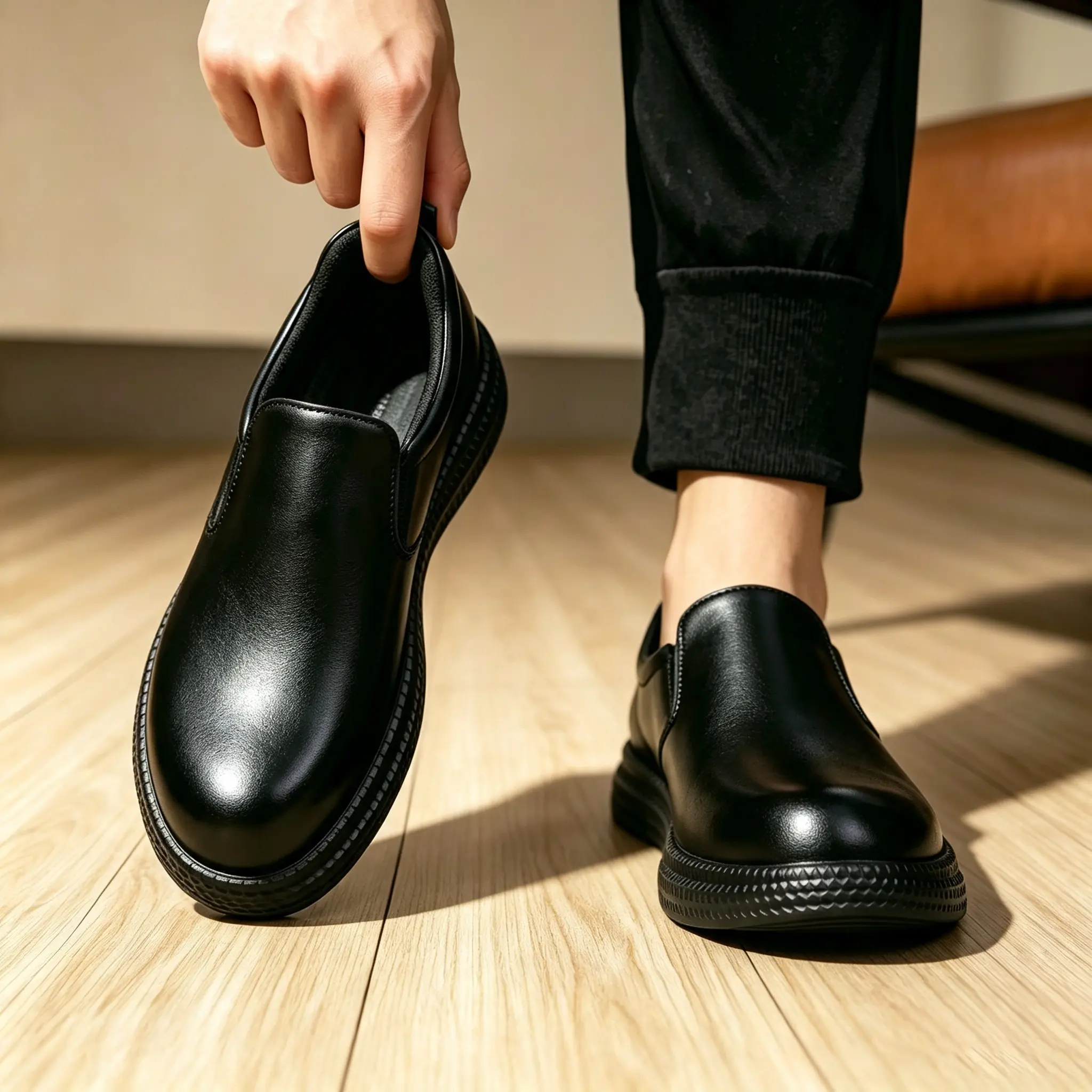 Chef's work shoes are waterproof, oil resistant, non slip work shoes. They are suitable for restaurant and kitchen sports shoes, with elastic band design and reflective strips. They are suitable for kitchen, hospital and other scenarios