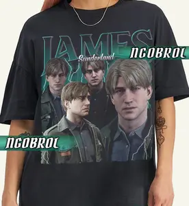 [Sale Up To 40%] James Sunderland T-shirt - Vintage 90s Graphic Shirt - Video Game Shirt - Gift For Gamers - Unisex T-shirt