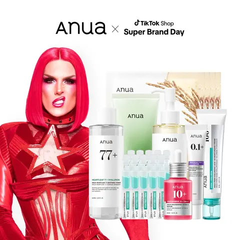 [Anua] Jeffree Star Approved TikTok Exclusive Glow up in a week bundle Bundle | Glow Essentials Korean Skincare Kit