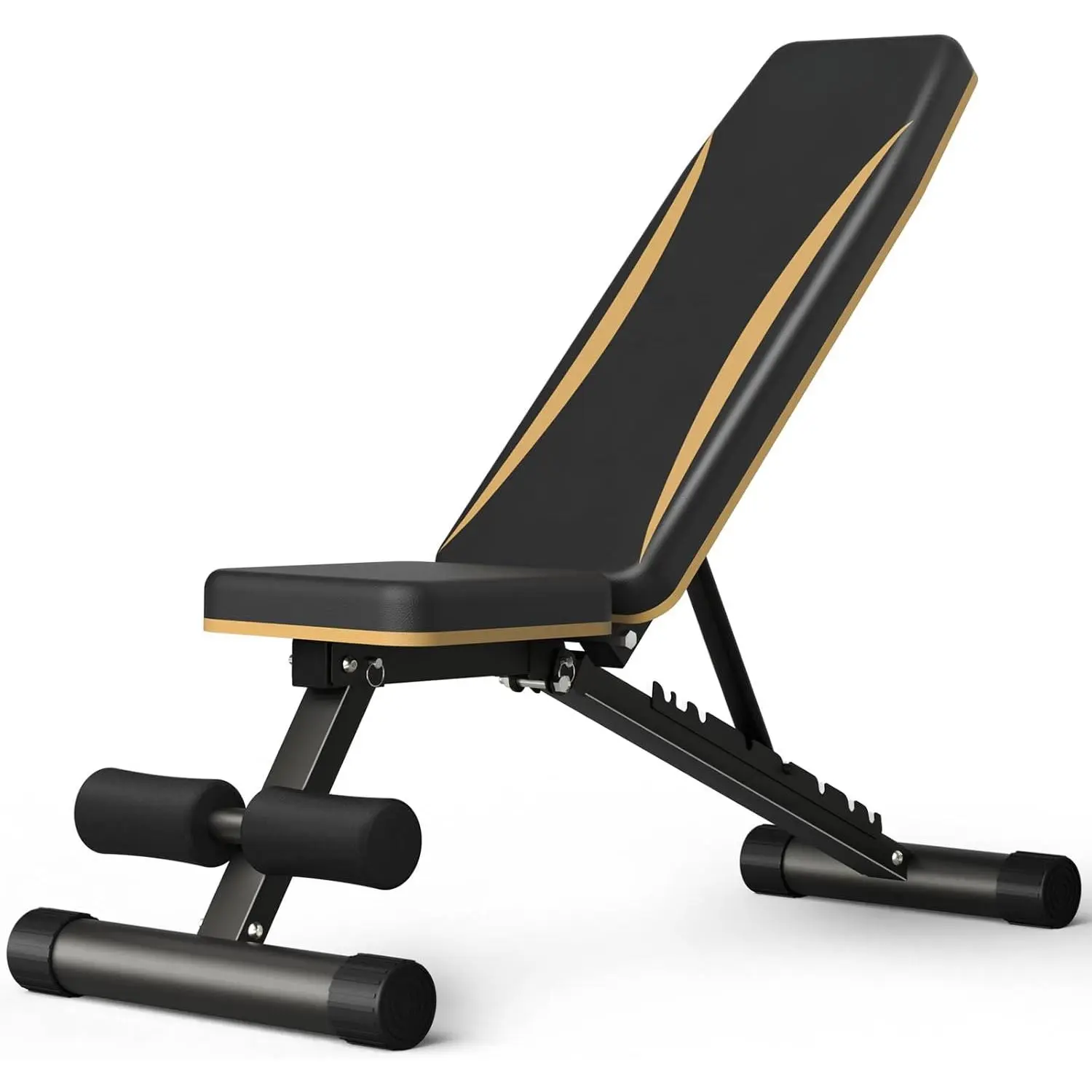 Adjustable Weight Bench - Heavy-Duty Foldable Workout Bench for Home Gym, 660 LBS Capacity, Incline & Decline, Multi-Position Strength Training Bench, Compact Storage