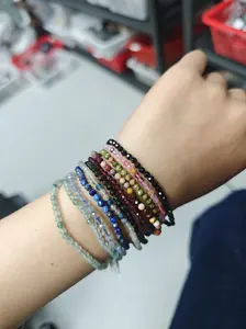 Taotao(7854)gc.Faceted bracelet（mix material；15 different material a set；You can note the selected materials.）