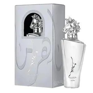 Lattafa Maahir Legacy for Men Eau de Parfum Spray, 3.4 Ounce