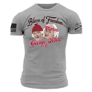 Blaze of Freedom T-Shirt - Dark Heather Gray