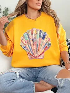 Sunshine and Seashells ~ Unisex Crewneck Sweatshirts Printed in the USA Sunshine and Seashells ~ Unisex Crewneck Sweatshirts Printed in the USA