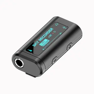 Guitar Audio Interface, Pocket Internal Recording Sound Card with Type-C for Live Streaming by iPad, iPhone, Android, PC Plug and Laptop Plug & Play