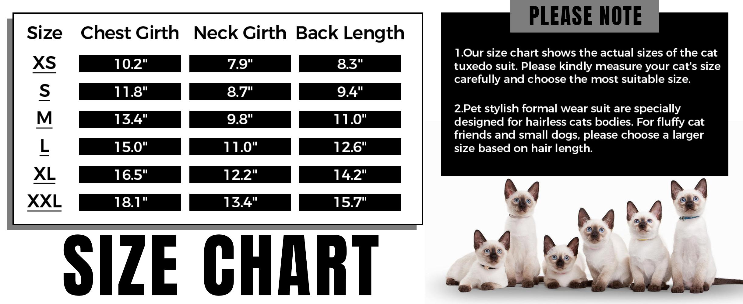 Cat Tuxedo Formal Suit - Sphynx & Kitten Apparel with Bow Tie, Stylish Shirt Onesie for Wedding Events (Cats Only)