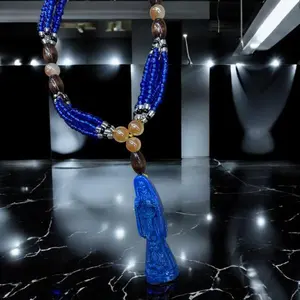 Santa Muerte Rosario Azul  / Holy Death Rosary Blue Spiritual