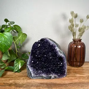 Large Deep Purple Brazilian Amethyst Geode