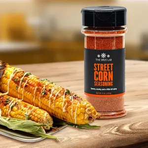The Spice Lab Mexican Street Corn Elote Seasoning – 5 oz All-Natural Blend for Corn, Tacos, Popcorn, Chili & More – Vegan, Gluten-Free, Non-GMO