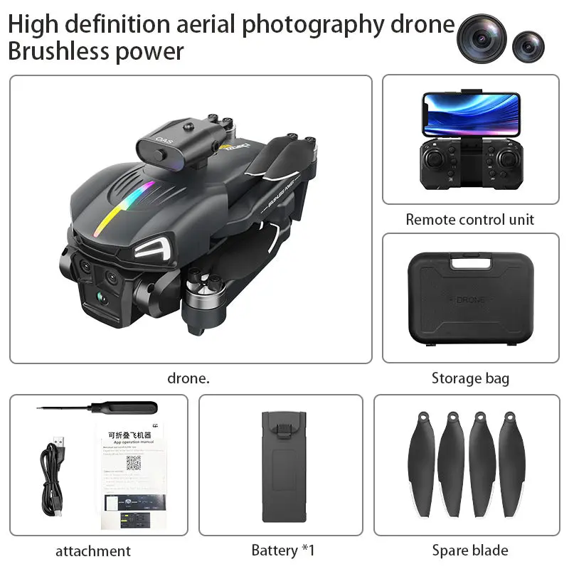 Capture Stunning Aerial Views with the C15 Three Cameras 4K HD Drone ...