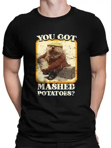 Funny Mashed Potatoess Vintage Graphic T-shirt For Woman Man Unisex