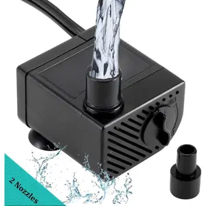 Small Water Pump Ultra Quiet 53GPH (200L/H, 3W) Submersible Mini Water Pump,waterfall filter