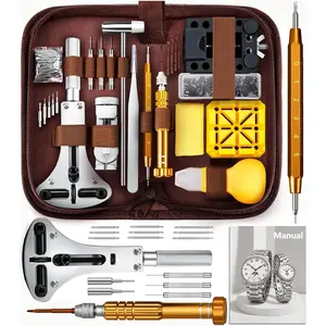 Watch Repair Kit, Watch Link , Watch Band Adjustment, Including Watch  Case Opener, Spring Bar, Operation Manual, Suitable for  Replacement and Strap disassemble