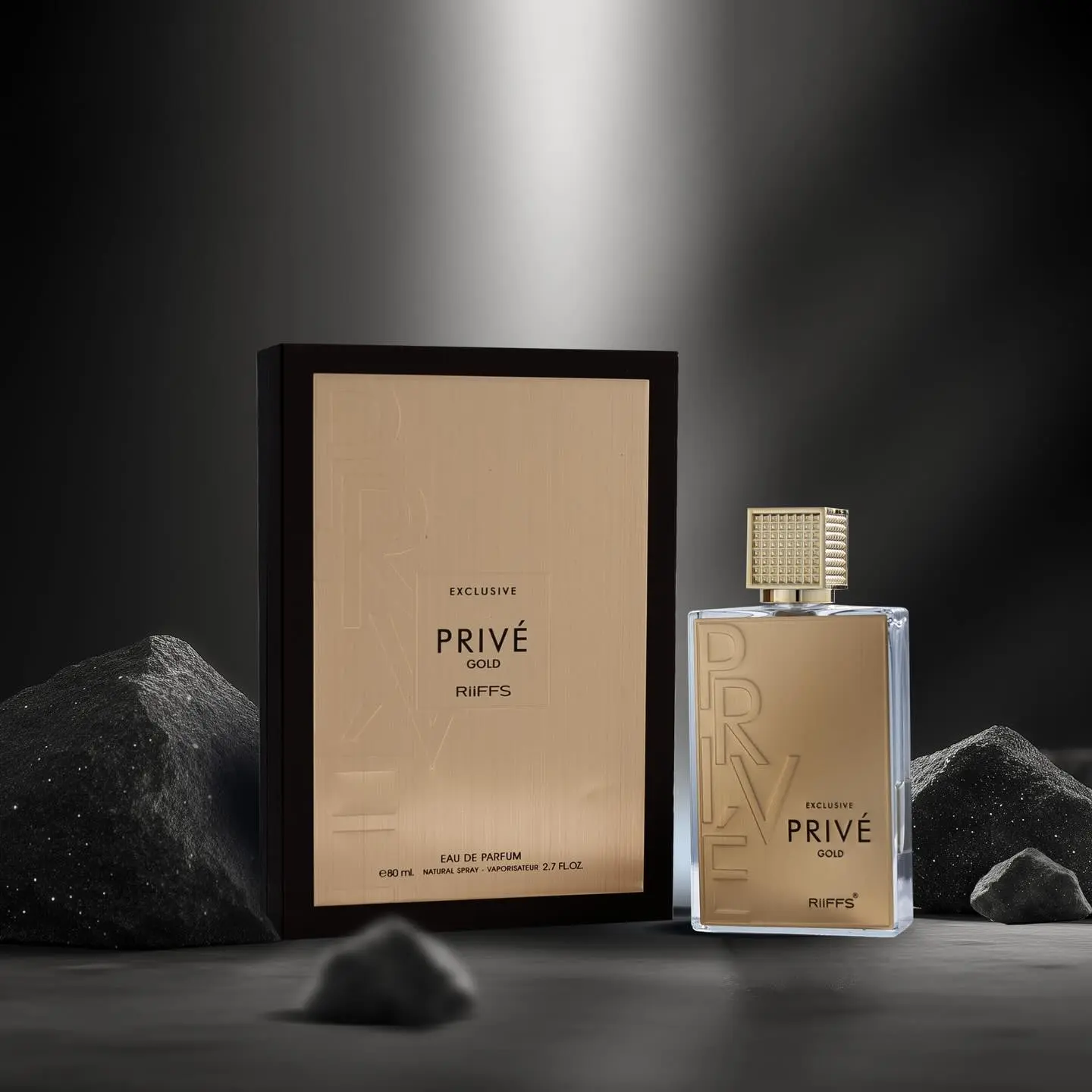 Riiffs Exclusive Prive Gold by Riiffs Eau De Parfum 2.7 oz 80 ml