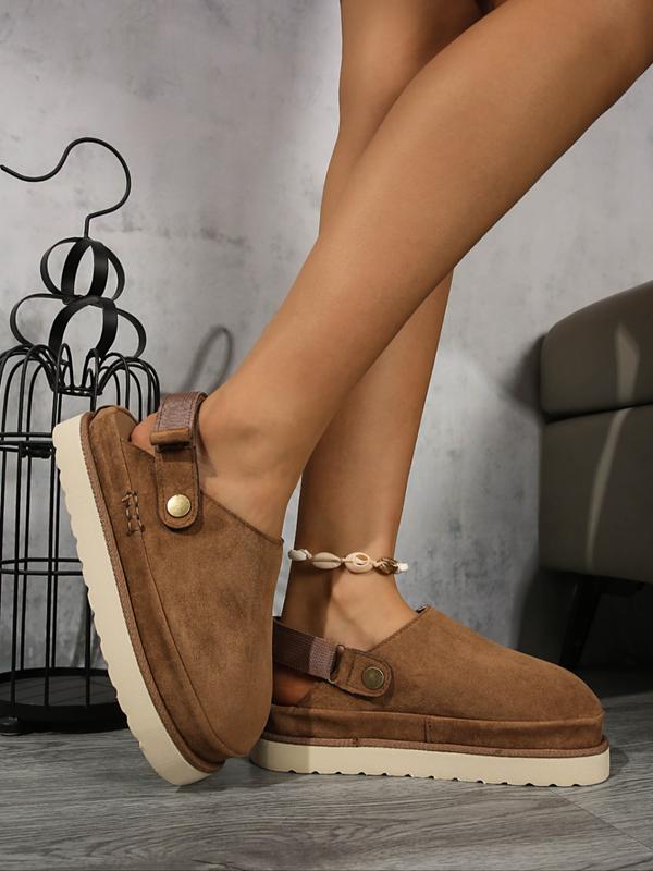 Unisex Fashion Wooden Sandals, Adjustable Comfortable Women's Slippers, Ideal Daily Casual Shoes, Perfect for Home Use, House Slippers