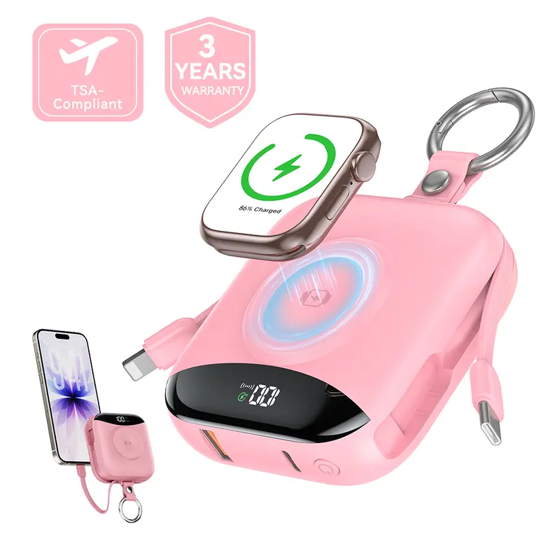Portable 40000mAh Solar Power Bank with Built-in Flashlight 4