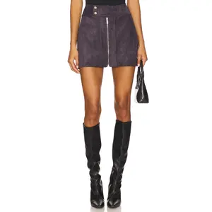 Amanda Uprichard Becker Skirt in Graphite