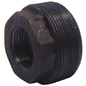 Pannext Fittings B-BUS1007 Black Hex Bushing - 1 x 0.75 in.