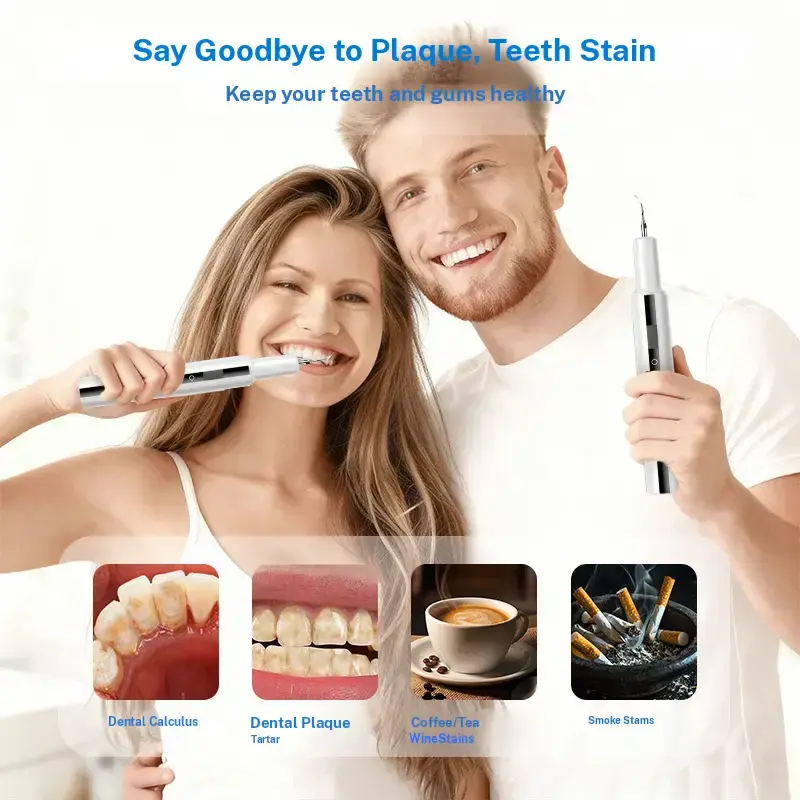 Electric teeth cleaner detail