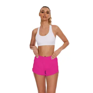 Athletic Shorts for Women Running Shorts Sporty Quick Dry Workout Shorts with Liner Zipper Pocket workout short