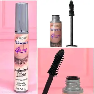 Prosa Rimel 4 in One Micro-fiber Mascara - Lengthens Curls Volumizes Defines Lashes with Micro-fiber Formula & Wheat Germ Oils for Fuller Thicker Look