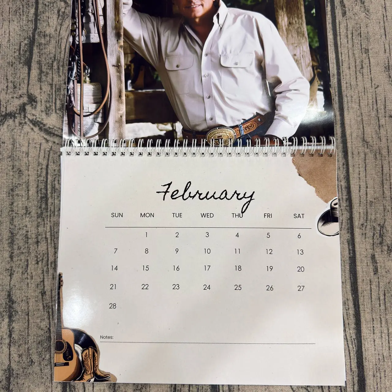 G. Strait 2027 Wall Calendar, Country Music Singer Photo Calendar, Cowboy Western Fan Gift, Monthly Home & Office Decor, Country Music Lovers Gift