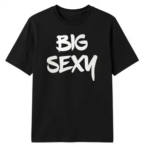 100% Premium Cotton T-shirt Big Sexy Tall Heavyset Chubby Big Boned & Cute T-Shirt
