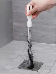 Drain Cleaning Tool, Including A Flexible Drain Cleaner And Brush, Removes Hair Blockages From Sinks, Showers, And Bathtubs. Effectively Catches Hair And Cleans Drains, Kitchen And Bathroom Home Décor, Fall Decorating, And Back-To-School Season.