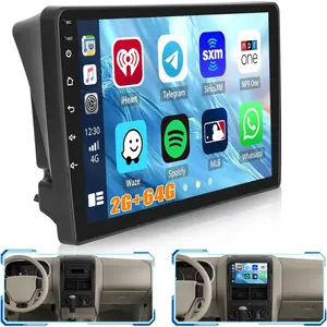 Car Radio for Ford  Explorer 2006-2010: [2G+64G] 10.1 inch Car Stereo with Wireless Carplay Android Auto, Touch Screen Upgrade with DSP Backup Camera
