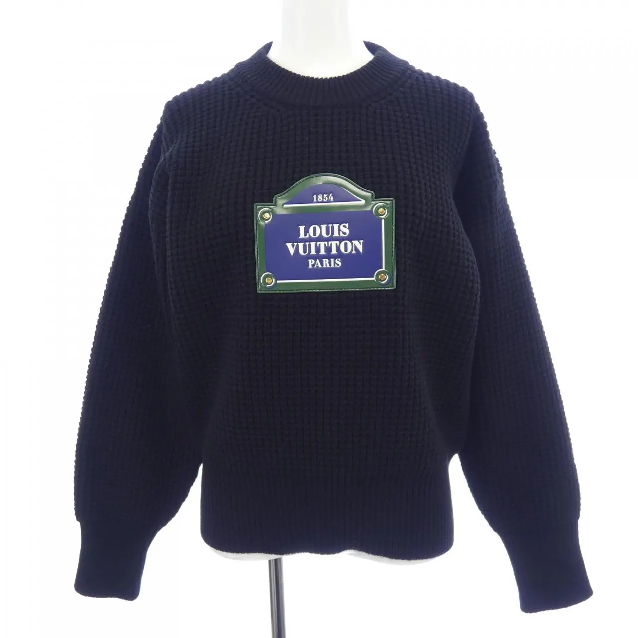 Pre-owned Louis Vuitton Cashmere Small Leather Goods Blend Knit