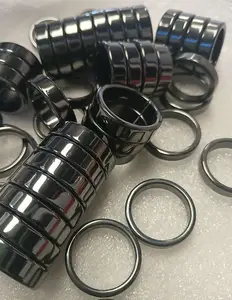 Magnetic Hematite Rings - Elegant Design for Everyday Wear