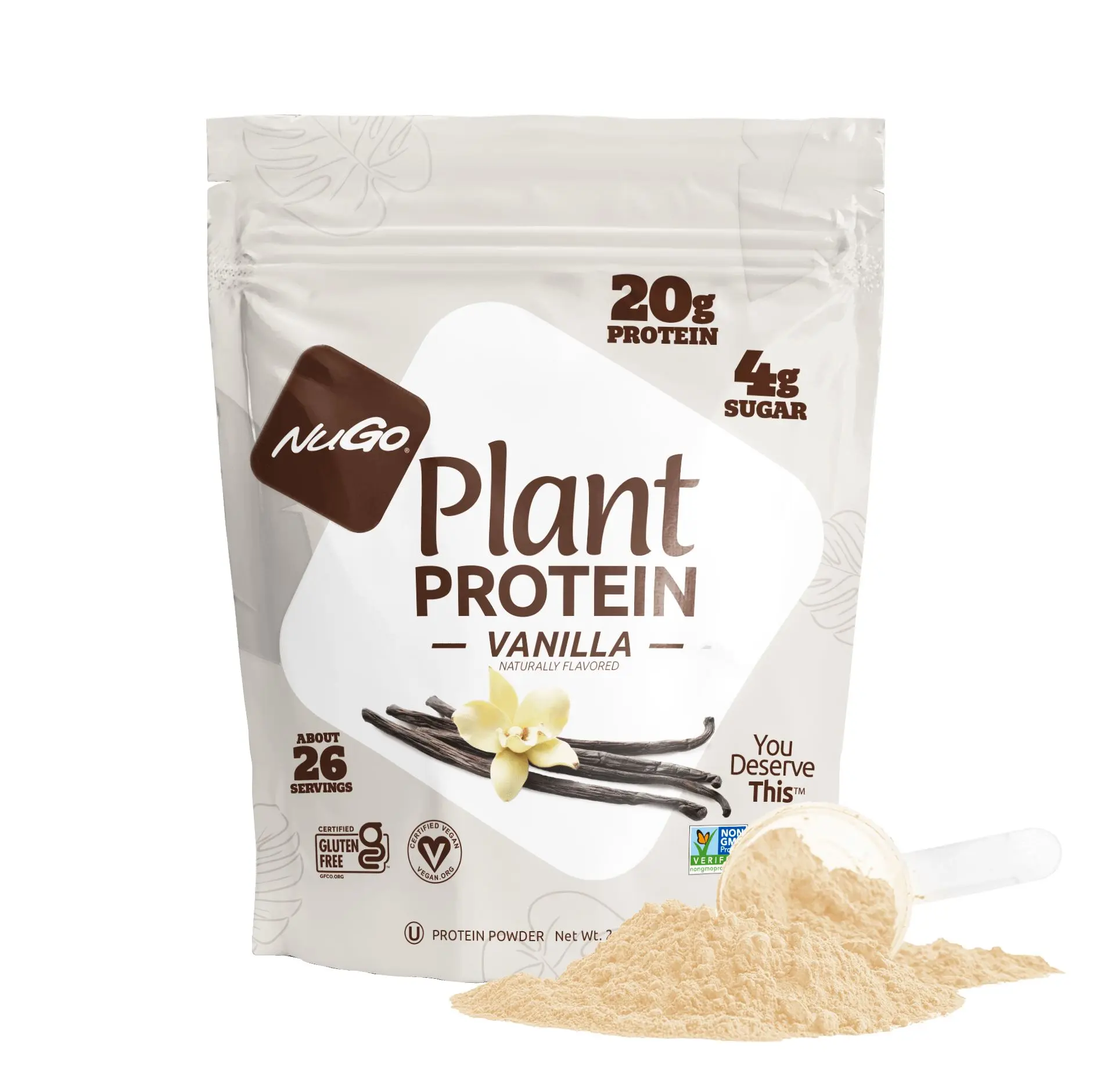 Vanilla NuGo Plant Protein Powder with 20g Protein