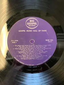 Various - Gospel Music Hall Of Fame (Big Gospel Records) VG+/VG+