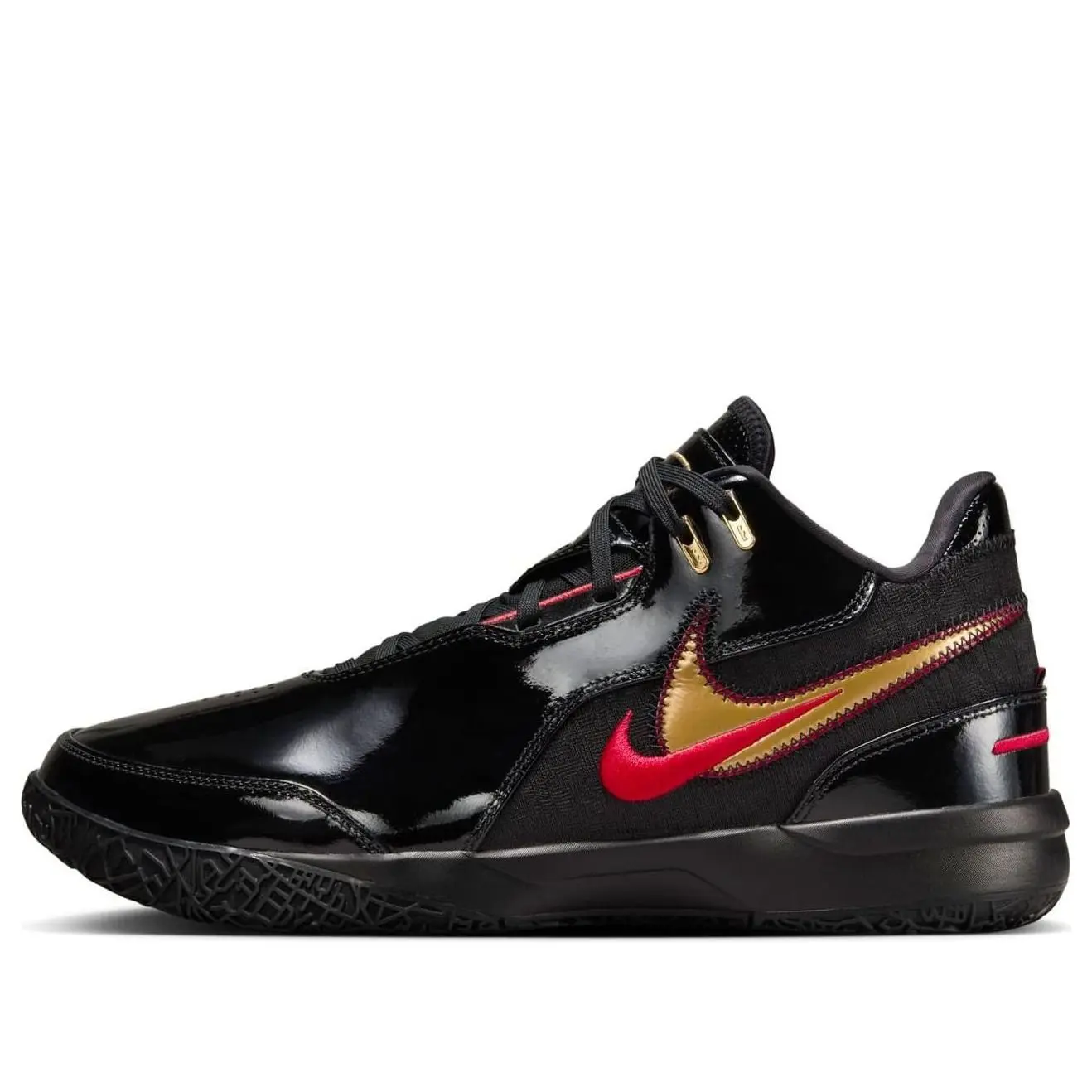 Nike Zoom LeBron NXXT Gen AMPD 'Black University Red Gold' FJ1566-001 Nike Zoom LeBron NXXT Gen AMPD 'Black University Red Gold' FJ1566-001