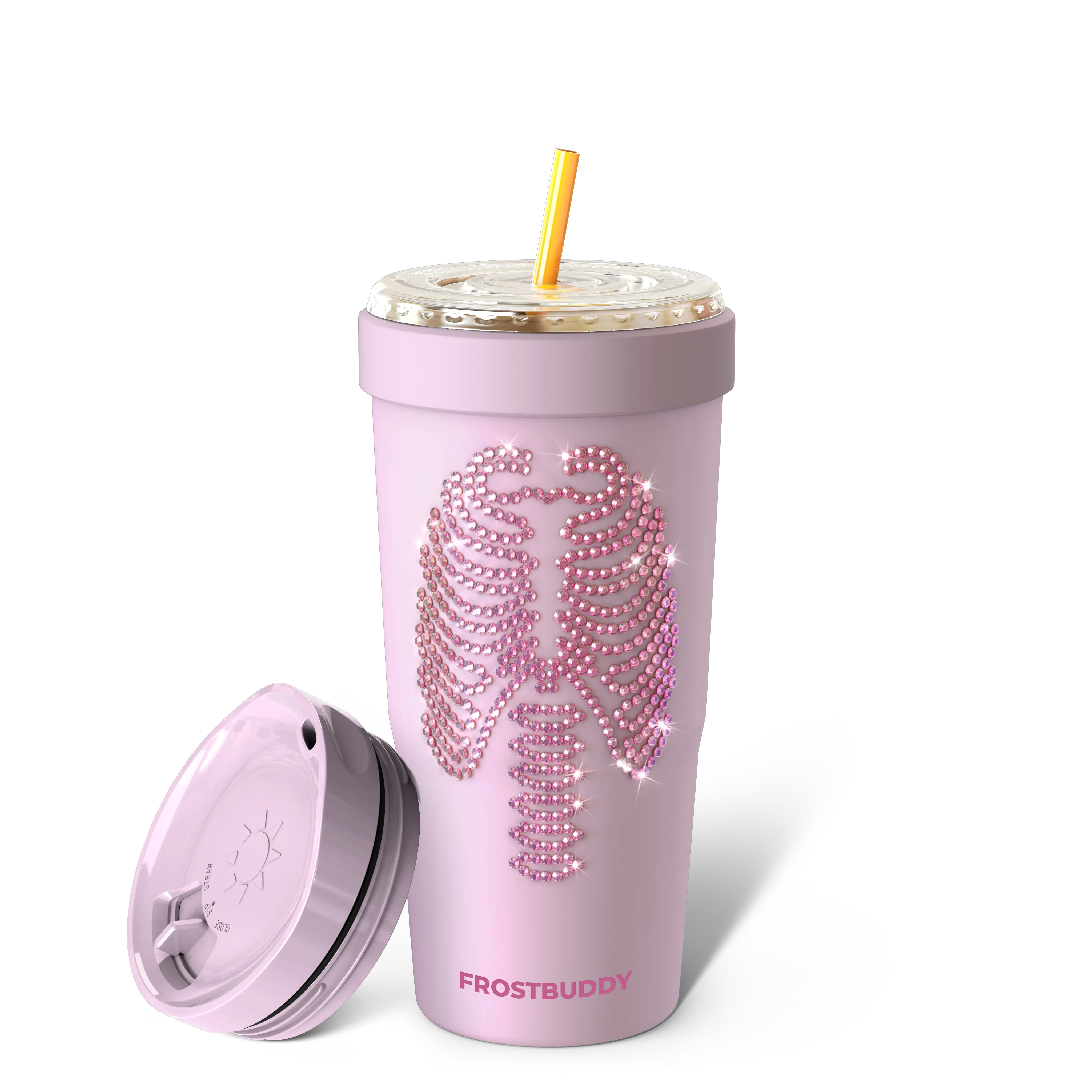 To-Go Buddy | Pink Skeleton