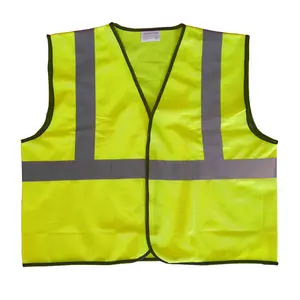 Boston Industrial High Visibility Reflective Class II Safety Vest Lime
