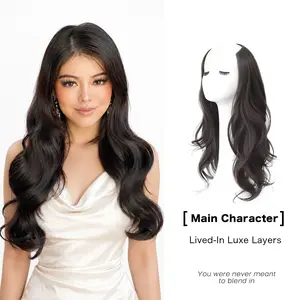 [Main Character]-Qbeauty Invisible Layered  22-inch Clip in Hair Extensions by Amara