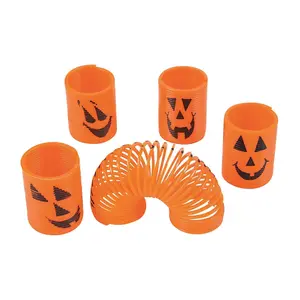 Mini Jack-O'-Lantern Magic Springs, Toys, 12 Pieces