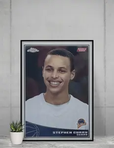 Topps Chrome 2009 Steph Curry 12x17 Poster Golden State Warriors