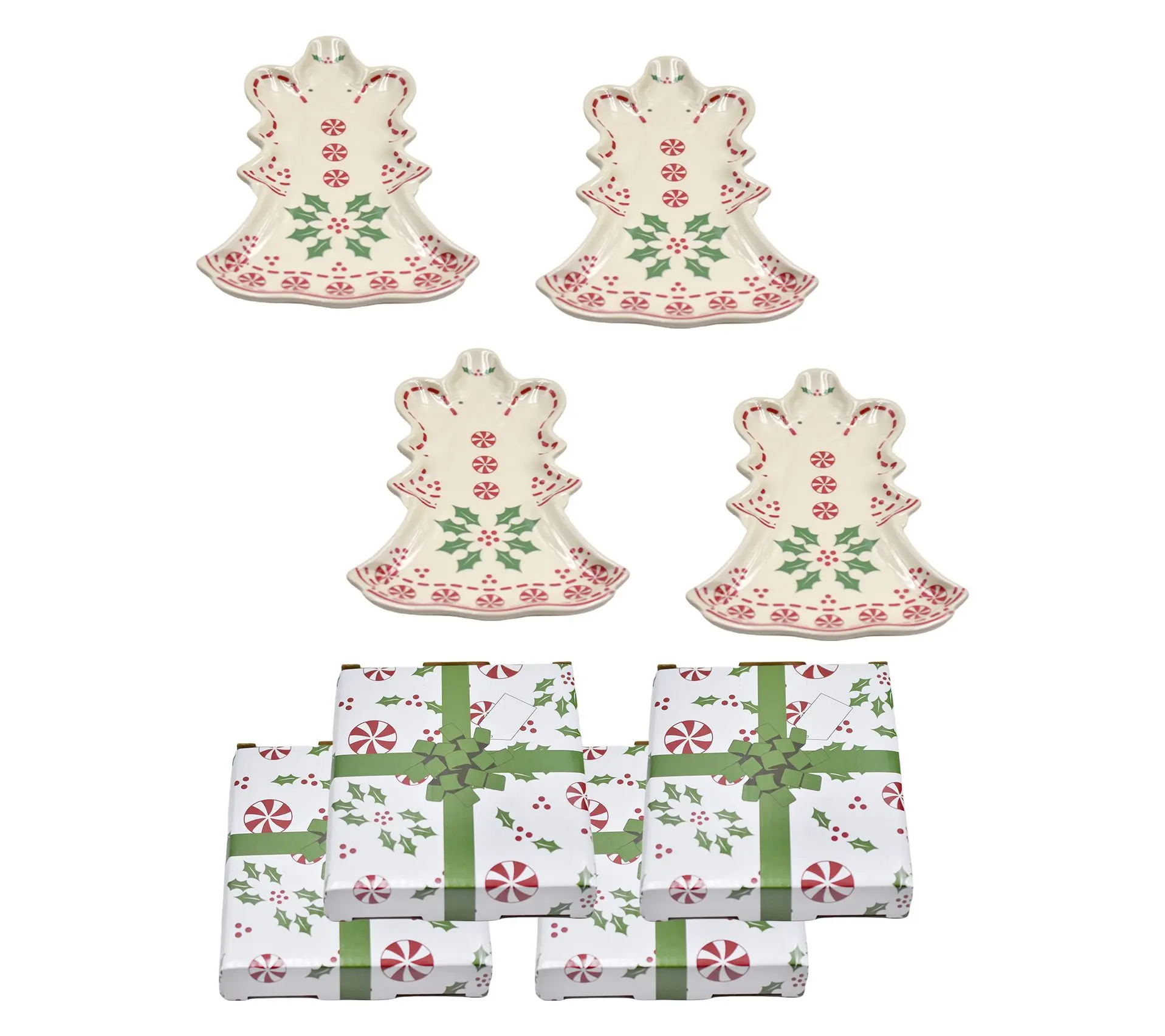 Temp-tations Seasonal Set of 4 Spoon Rests with Gift Boxes Temp-tations Seasonal Set of 4 Spoon Rests with Gift Boxes